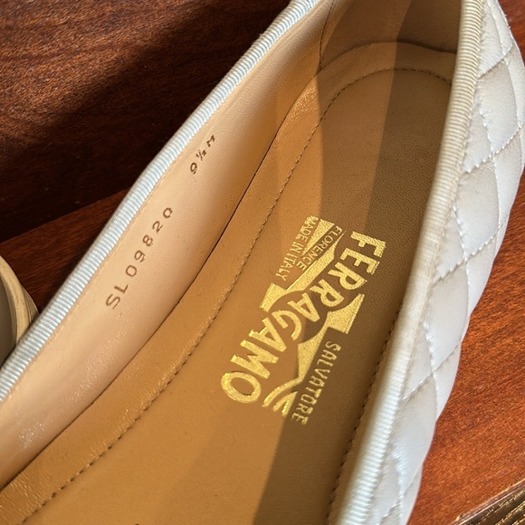 Salvatore Ferragamo Varina Quilted leather Ballet Flats - Picture 3 of 8